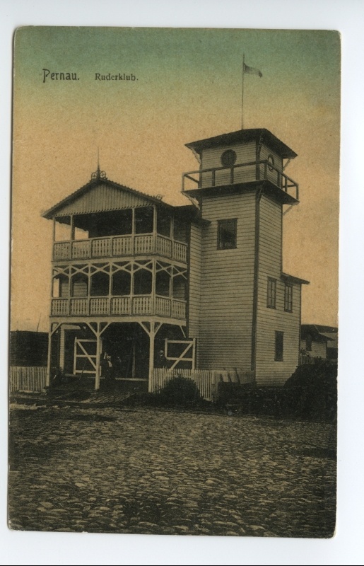 Pernauer Ruder Club ligikaudu 1910. aasta paiku (foto: Eesti Rahva Muuseum)